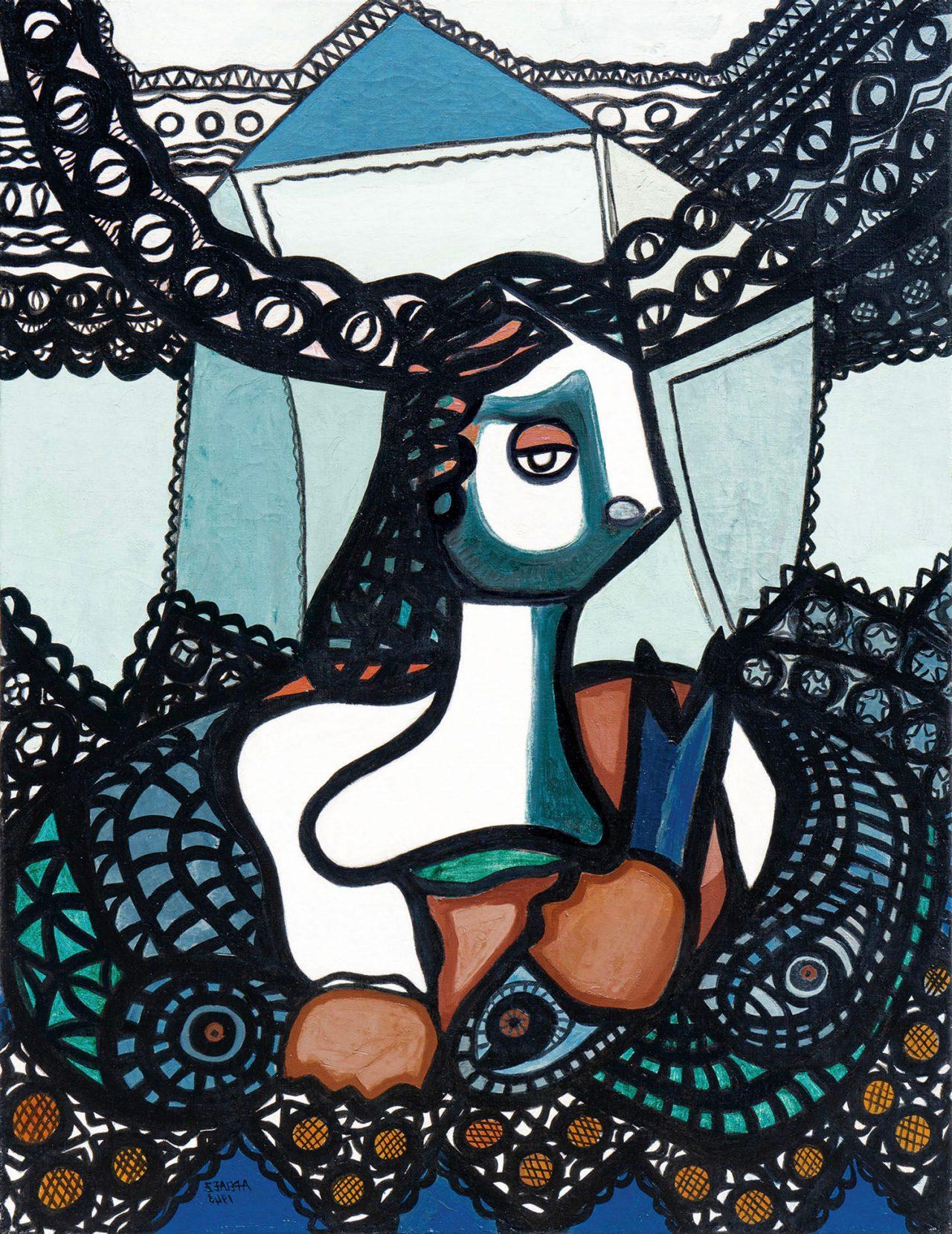 Amelia PelÃ¡ez (1896â  1968)
Woman with Fish | Mujer con pez, 1948
oil on canvas | Ã³leo sobre lienzo, Col. Cernuda Arte
